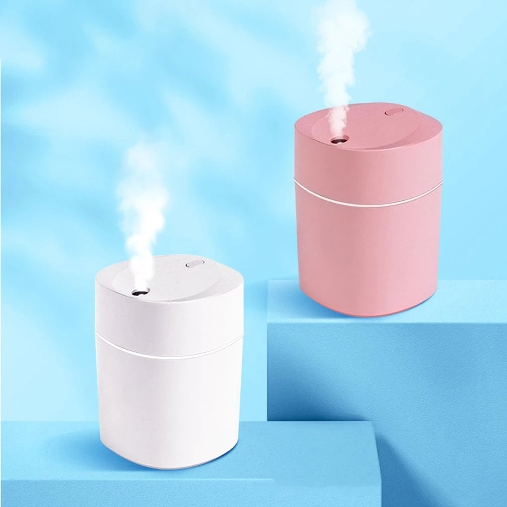 Ecoluxe™ | Mini USB Cool Mist Humidifier | LED Night Light | Personal Desktop Diffuser | Portable Nano Spray Air Purifier for Home, Office & Car