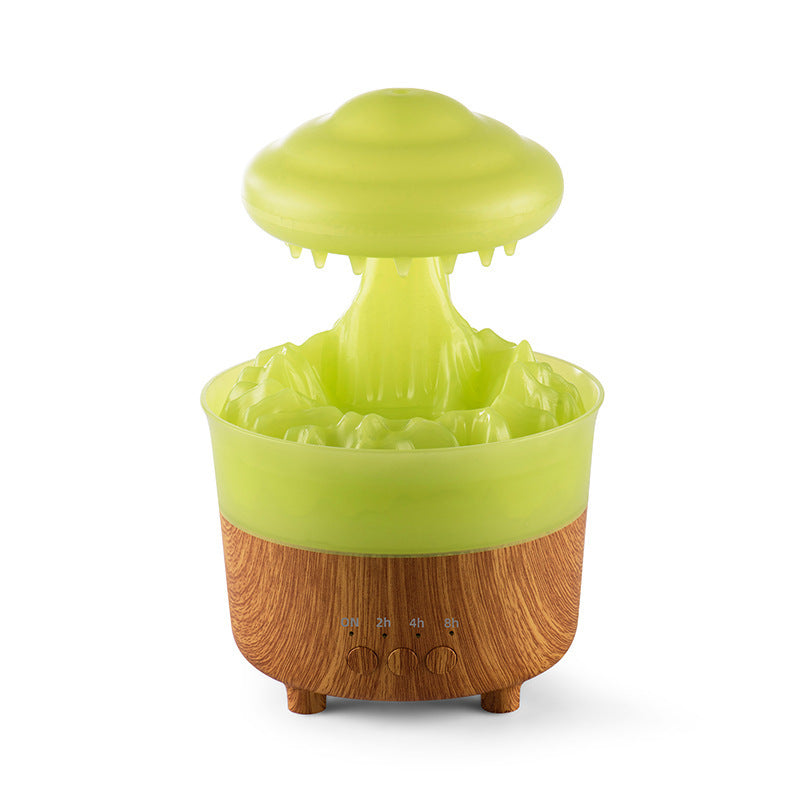Ecoluxe™ Rain Cloud Humidifier | LED Ambient Lamp | Soothing Rainfall Mist | USB Powered & Ultra Quiet