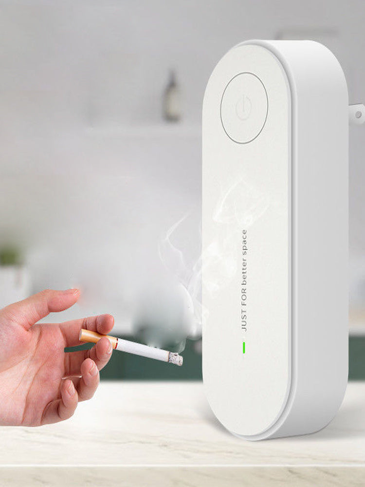 Ecoluxe™ Mini Negative Ion Air Purifier | Smoke & Odor Eliminator | Wall Plug-in | For Home, Office & Toilet