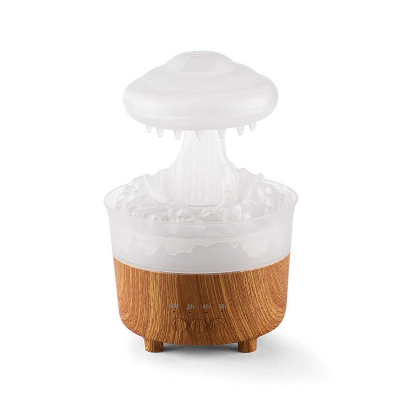 Ecoluxe™ Rain Cloud Humidifier | LED Ambient Lamp | Soothing Rainfall Mist | USB Powered & Ultra Quiet