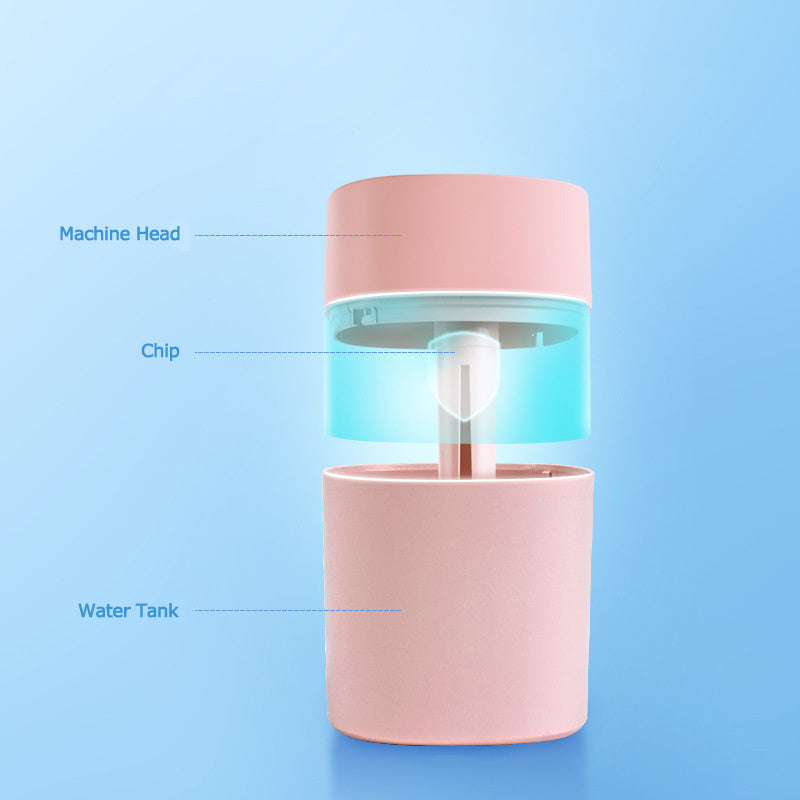 Ecoluxe™ | Mini USB Cool Mist Humidifier | LED Night Light | Personal Desktop Diffuser | Portable Nano Spray Air Purifier for Home, Office & Car