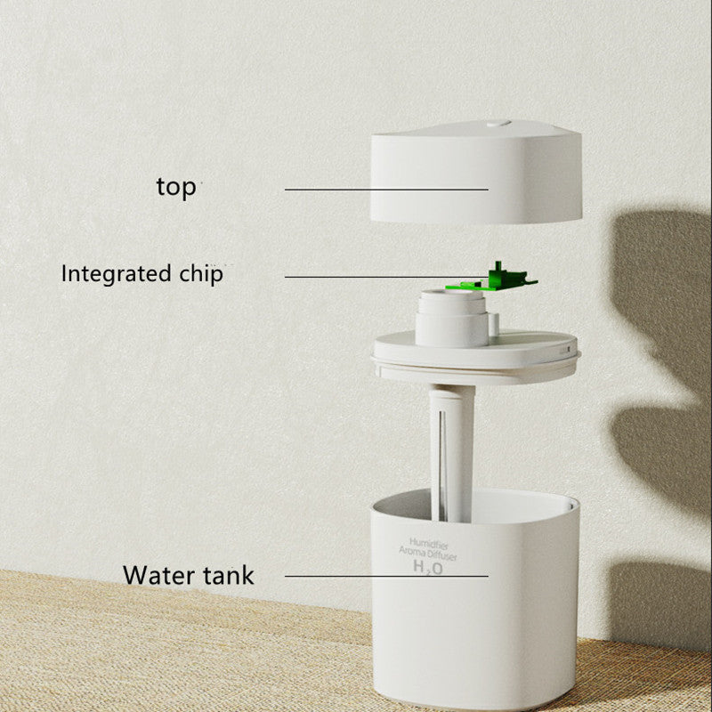 Ecoluxe™ | Mini USB Cool Mist Humidifier | LED Night Light | Personal Desktop Diffuser | Portable Nano Spray Air Purifier for Home, Office & Car