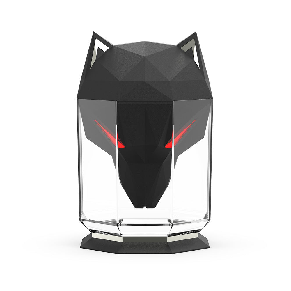 Ecoluxe™ | War Wolf Ultrasonic Air Humidifier | Colorful LED Lights | Nano Mist Air Diffuser | USB Powered | Desktop Cool Mist Spray