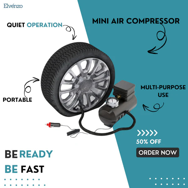 Mini Air Compressor Car Tyre
