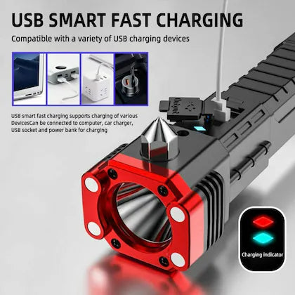 Rechargeable LED Torch & Multifunctional